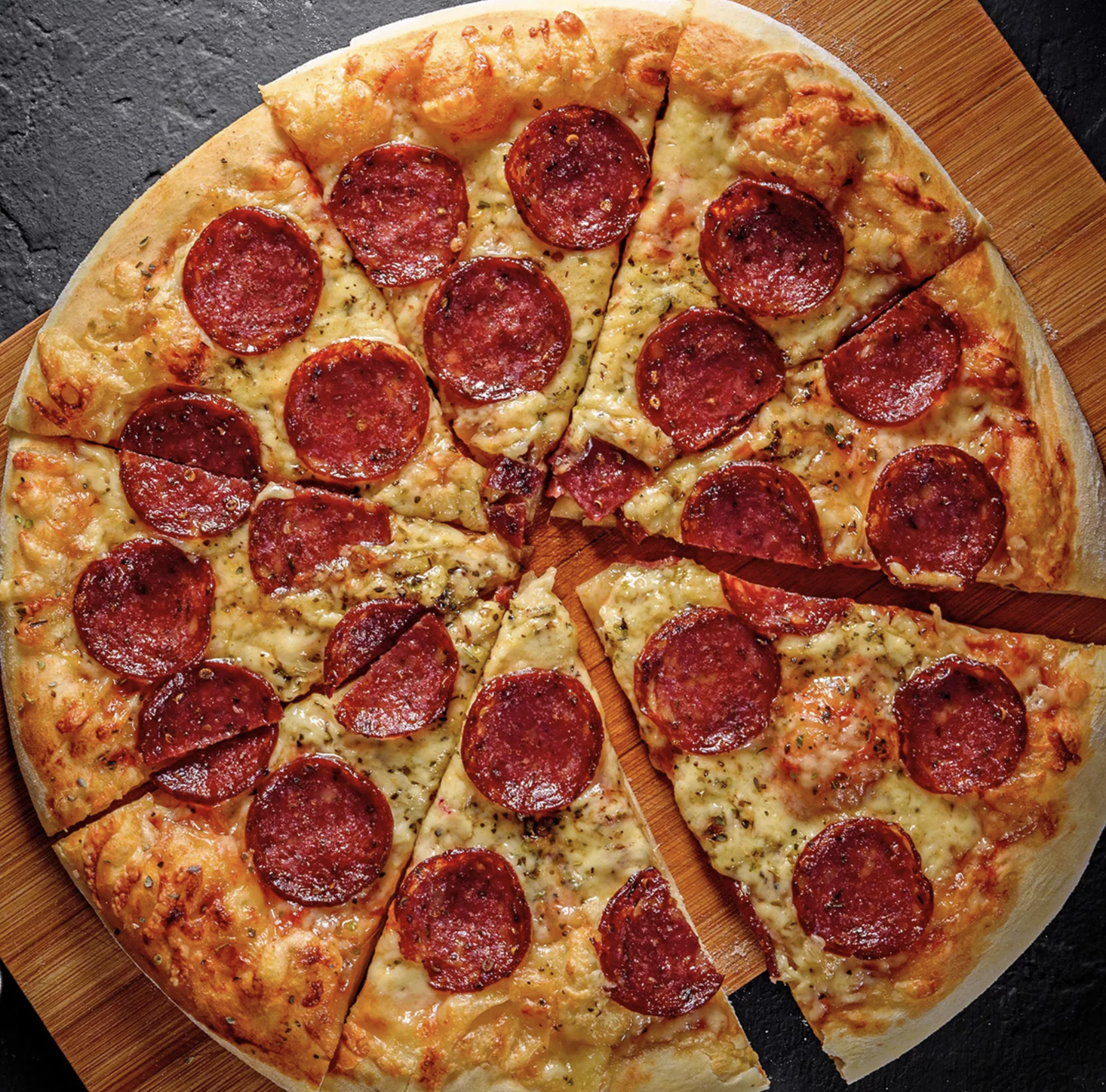 Pepperoni & Black Olive Pizza