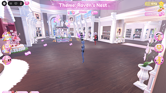 Image of Roblox dress to impress model in round