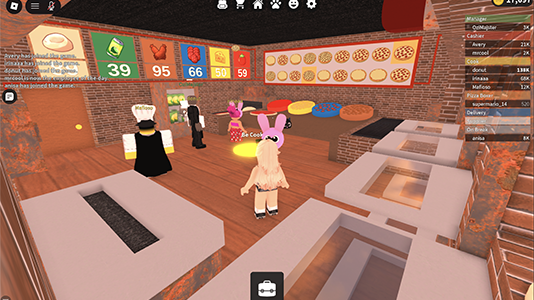 Image of Roblox pizza place kitchen