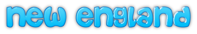 new england in a cool font