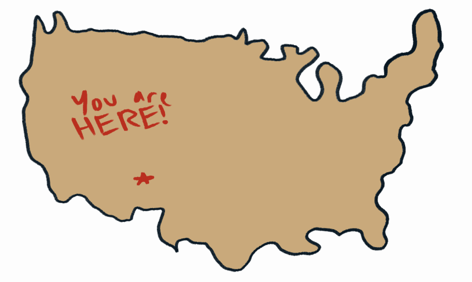 map of the country Atina