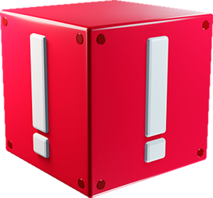 pink power-up cube