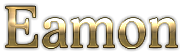 My Name in Gold Font (Eamon)
