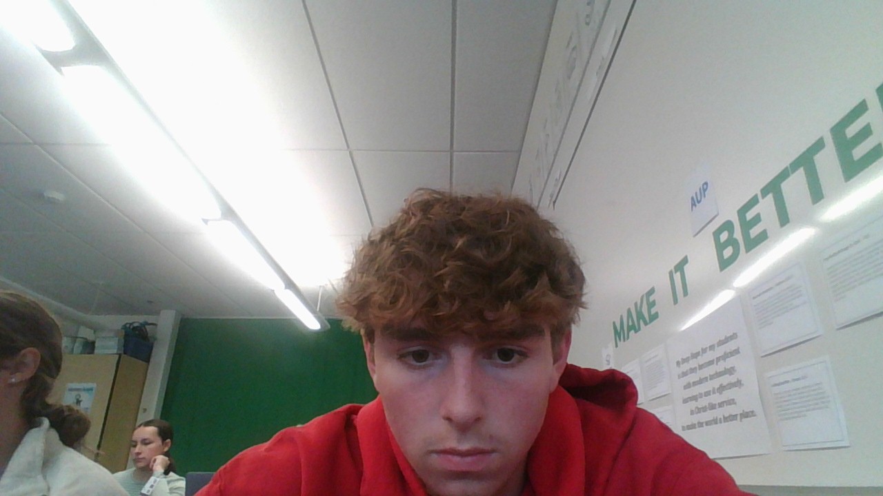 Photo of me at my desk