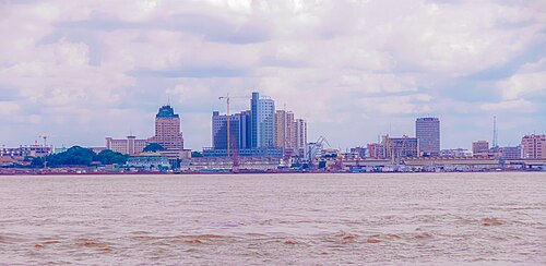 Kinshasa along the Congo River