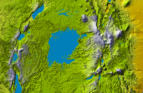 Lake Victoria Topographic map