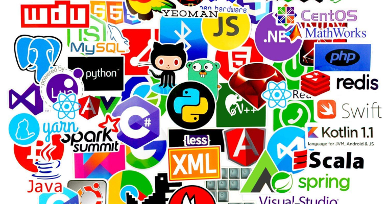 Collage of programming language logo