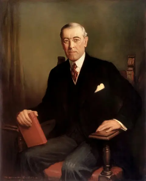 Portrait of Woodrow Wilson