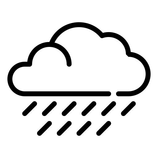 raining cloud icon