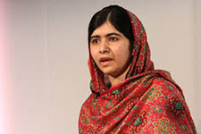 Portrait of Malala Yousafzai