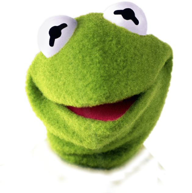 picture of kermits face smiling