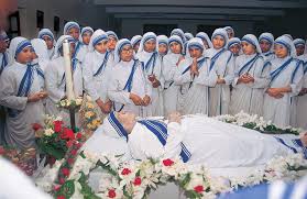 picture from Mother Theresa's funeral