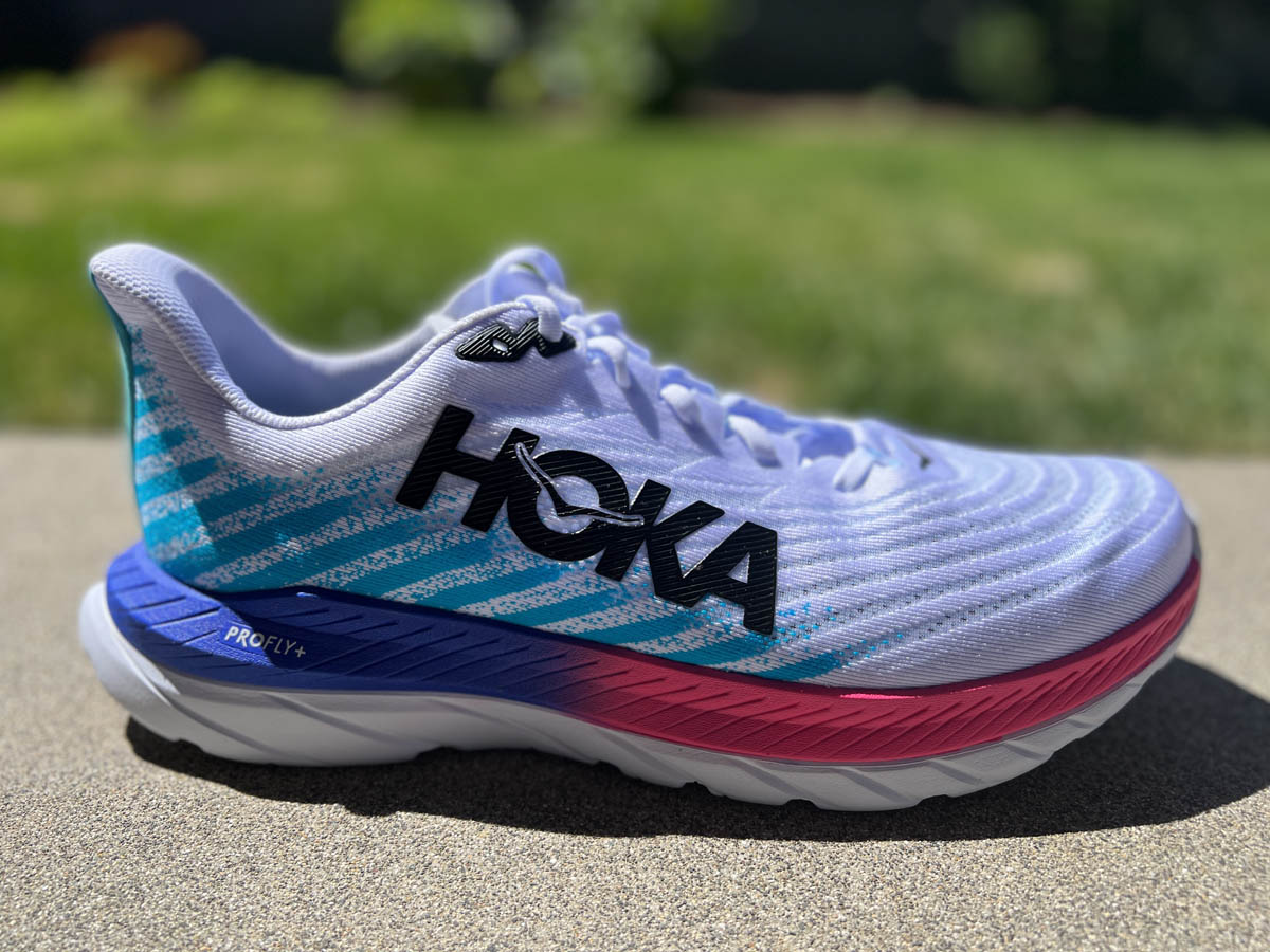 colorful hoka shoes