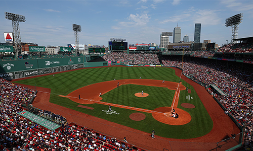A photo of fenway park