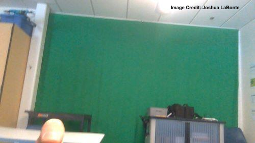 Picture of a greenscreen