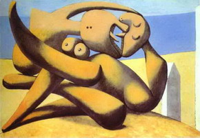 complex surrealism art by Pablo Picasso