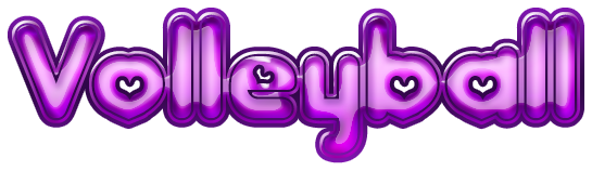 A text that says 'volleyball'