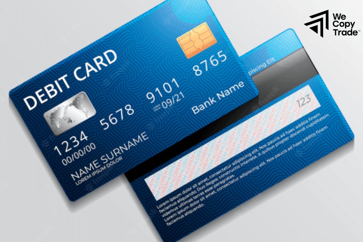 picture of a debit card