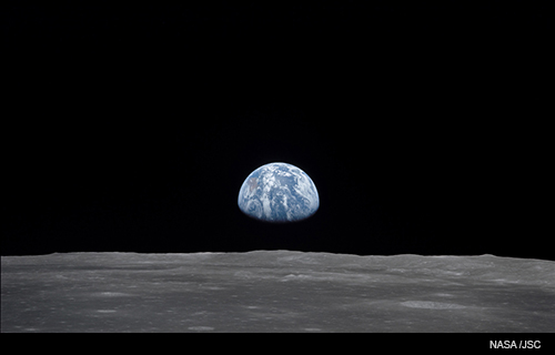 Earthrise Picture by NASA/JSC