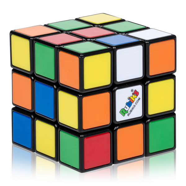 Picture of a scrambled Rubik's cube