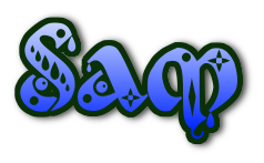 Sam written in cool text