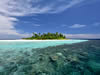 Small tropical island scene