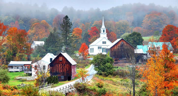 Picturesque Vermont Scene