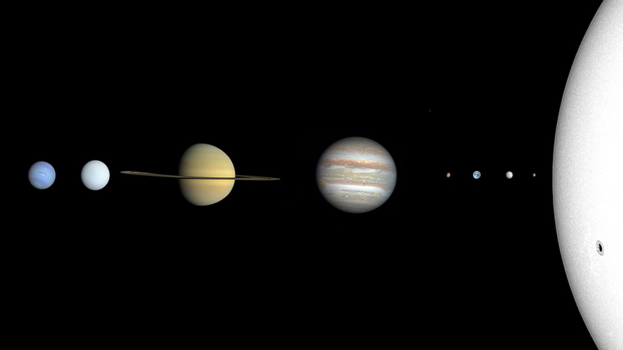 Composite Image of the Planets