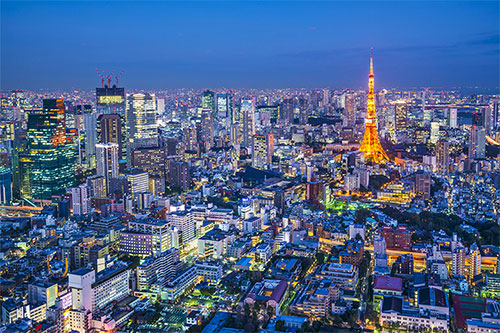 Photo of Tokyo at night